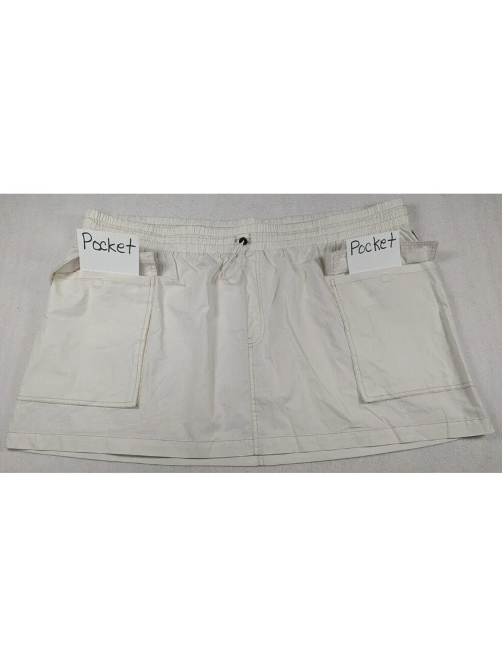 Wild Fable - Women's - Elastic Drawstring Skirt - Off-White/G8ZGKK - Size: 3x